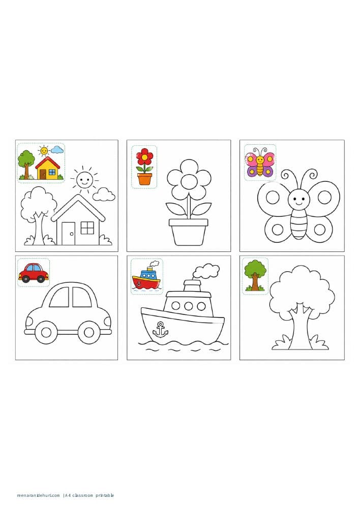 Printable learning activities for children